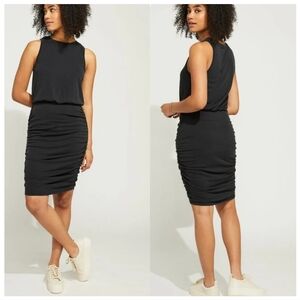 Gentle Fawn Ruched Bodycon Dress Size Small